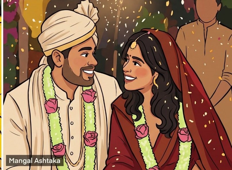Soham and Sonam at Mangal Ashtaka